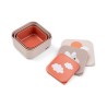 DonebyDeer - Set 3 Contenitori per Merenda - Happy Clouds - Cipria