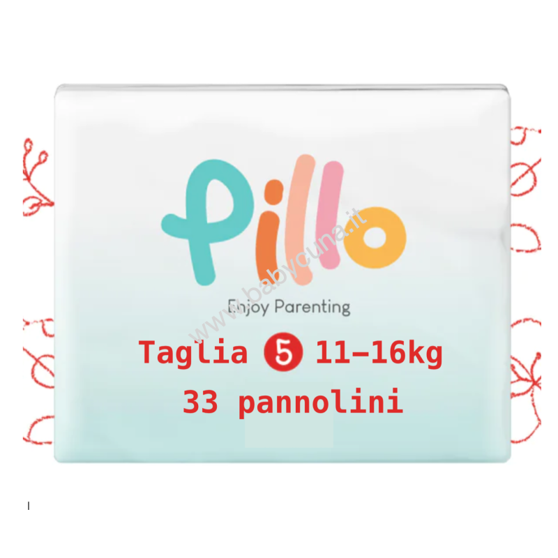 Pillo Taglia 5 - 11/16 Kg 33 Pz - Pannolini Enjoy