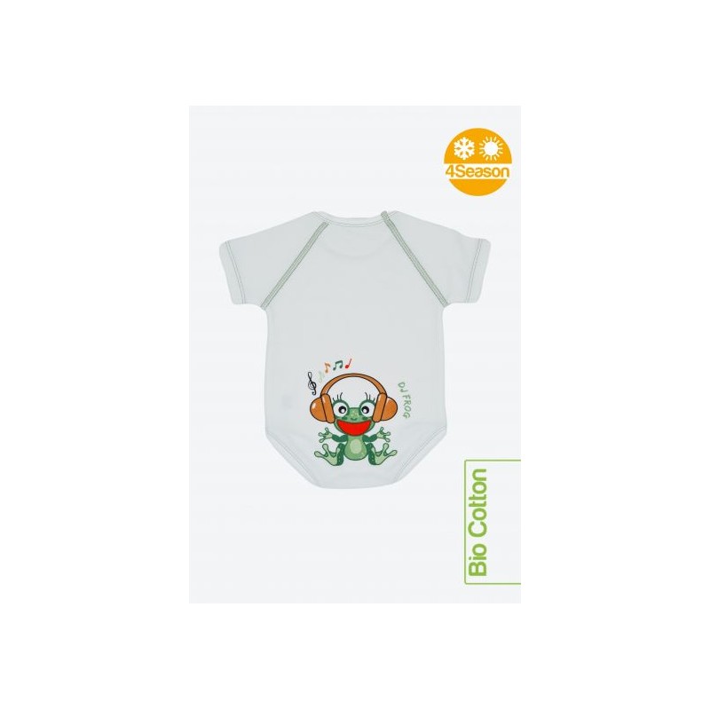 J Body 0-36 mesi - Bio Cotton 4Season - Mezza manica - Dj Frog