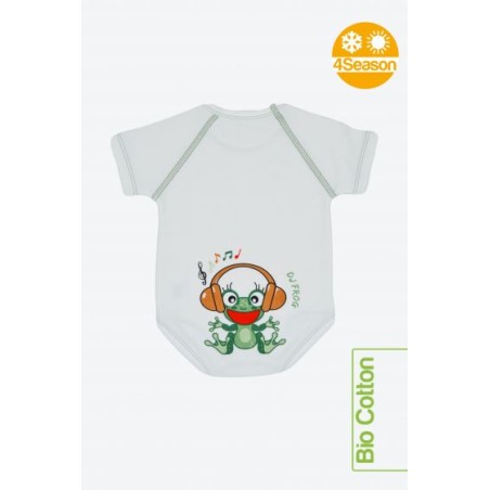 J Body 0-36 mesi - Bio Cotton 4Season - Mezza manica - Dj Frog