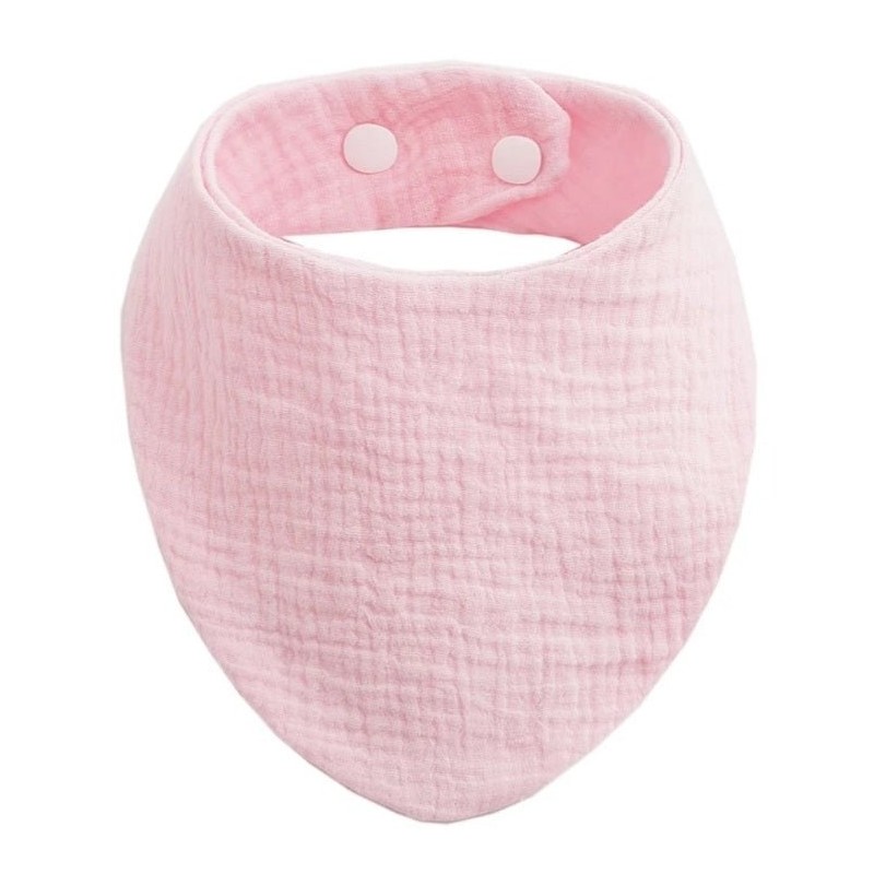 Rammelaartje - Bandana con bottoni automatici - Rosa