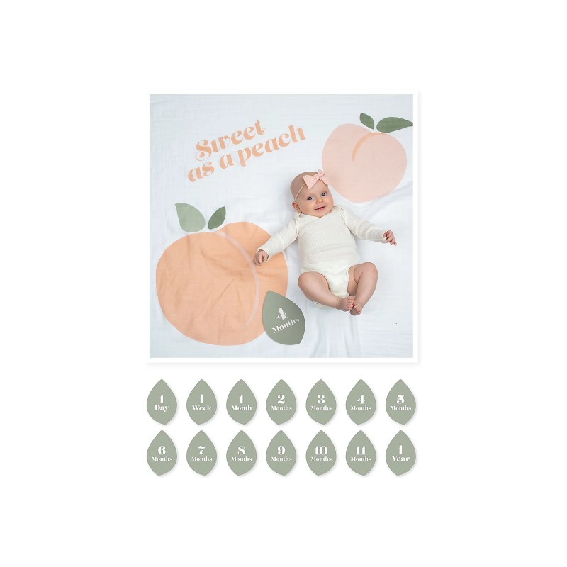 Lulujo Baby - Kit Primo Anno Deluxe - Sweet as a Peach