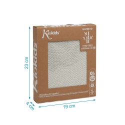 Kiokids - Copertina Bambu' 80x110 - Grigia