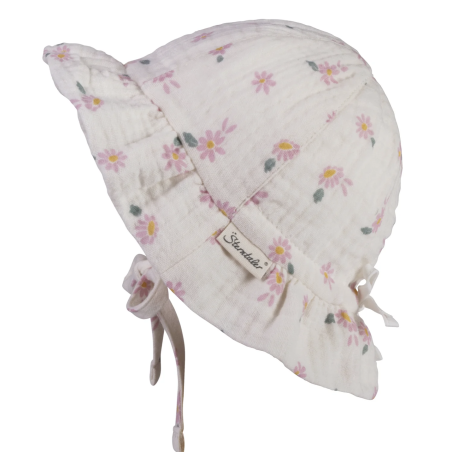 Sterntaler - Cappellino stampato Margherite - Ecru