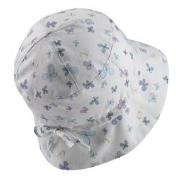 Sterntaler - Cappellino stampato Farfalle - Bianco