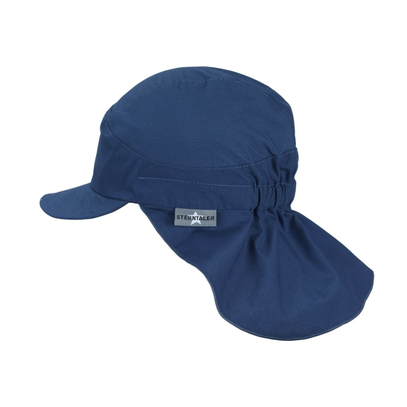 Sterntaler - Cappellino con Visiera e Flapper - Blu