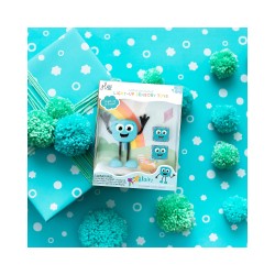 Glo Pals - Set personaggio Blair - con 2 cubi inclusi - Azzurro - Adatto da 3 anni - 100% Plastica Riciclata