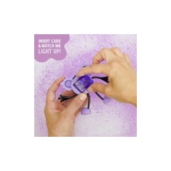 Glo Pals - Set personaggio Lumi - con 2 cubi inclusi - Viola - Adatto da 3 anni - 100% Plastica Riciclata