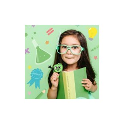 Glo Pals - Set personaggio Pippa - con 2 cubi inclusi - Verde - Adatto da 3 anni - 100% Plastica Riciclata