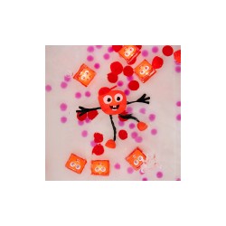 Glo Pals - Set personaggio Sammy - con 2 cubi inclusi - Rosso - Adatto da 3 anni - 100% Plastica Riciclata