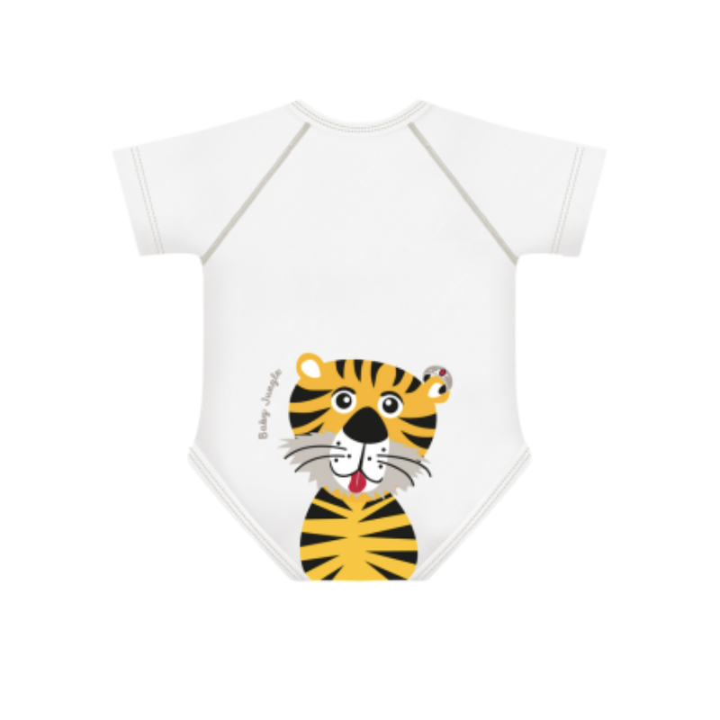 J Body 0-36 mesi - Bio Cotton 4Season - Mezza manica - Tigre