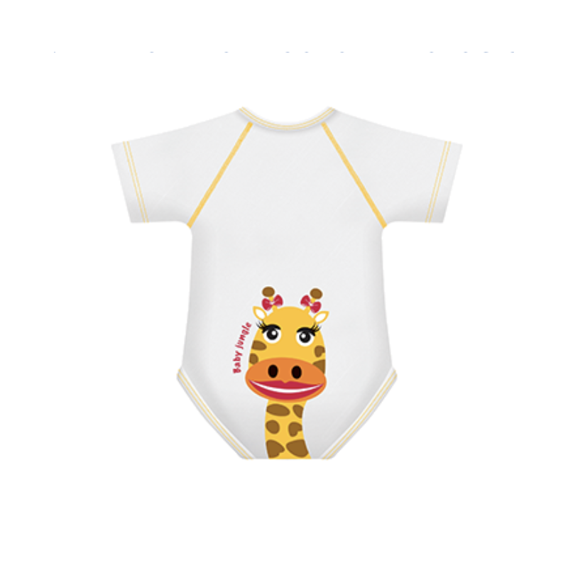 J Body 0-36 mesi - Bio Cotton 4Season - Mezza manica - Giraffa