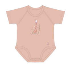 J Body 0-36 mesi - Bio Cotton 4Season - Mezza manica - Giraffa New