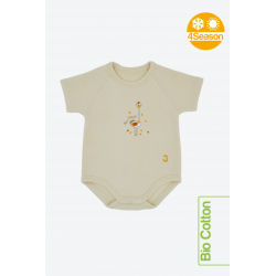 J Body 0-36 mesi - Bio Cotton 4Season - Mezza manica - Struzzo