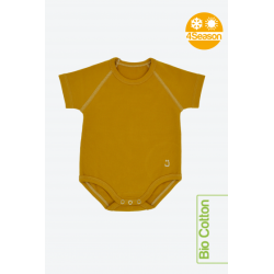 J Body 0-36 mesi - Bio Cotton 4Season - Mezza manica - Senape