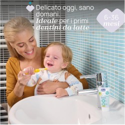 Chicco - 2 Spazzolini da denti 6-36 m