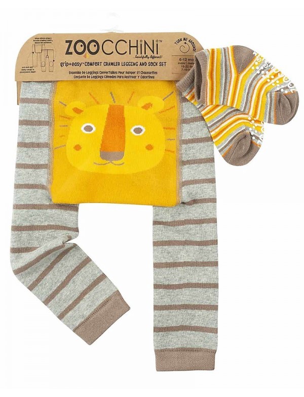 ZOOCCHINI Leggings Antiscivolo+Calzini Leoncino