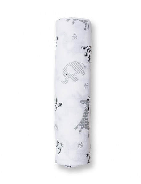 Lulujo Baby  Copertina Swaddle 120 x 120 cm, Afrique - 100% mussola di cotone