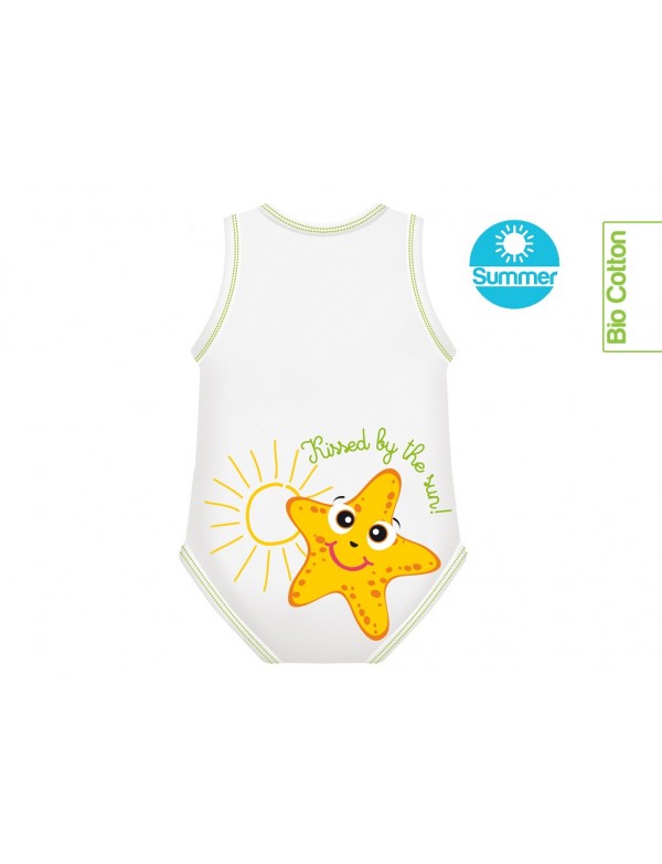 J Body - 0-36 mesi  - Bio Cotton Summer - Smanicato Stella Marina