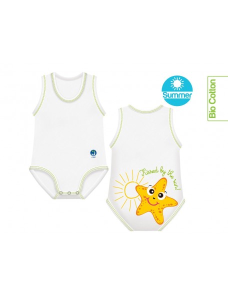 J Body - 0-36 mesi  - Bio Cotton Summer - Smanicato Stella Marina