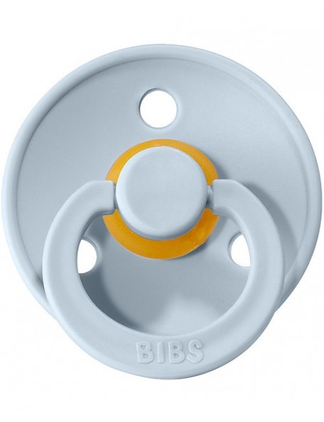 Bibs Colour - Set 2 Succhietti - 0-6M - Celeste/Nuvola