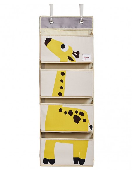 3Sprouts - Organizer muro/porta con ganci - Giraffa