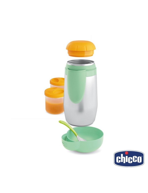 CHICCO PORTABIBERON E Vivande Termico 5 ore Acciaio Biberon Baby Bottle  Thermos EUR 35,00 - PicClick IT