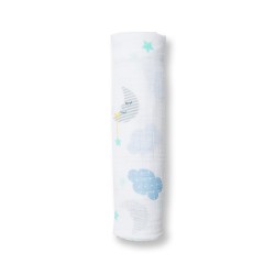 Lulujo Baby  - Copertina Swaddle 120 x 120 cm - Dreamland - 100% cotone