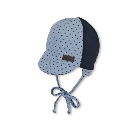 Sterntaler - Cappellino con visiera azzurro stelline/Blu