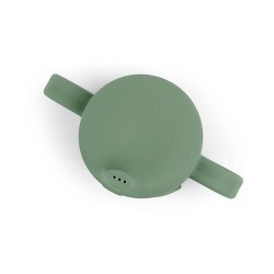 Donebydeer - Tazza Con Beccuccio e Manici Peekaboo - Verde - Silicone