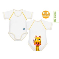 J Body 0-36 mesi - Bio Cotton 4Season - Mezza manica - Giraffa