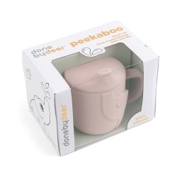 Donebydeer - Tazza Con Beccuccio e Manici Peekaboo - Elphee Powder - Silicone